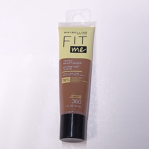 Maybelline Fit Me Tinted Moisturizer Makeup Natural Coverage Shade 360 - Picture 1 of 7